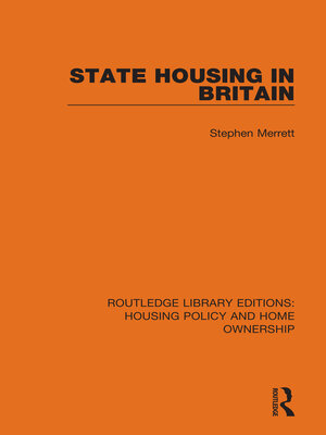 cover image of State Housing in Britain